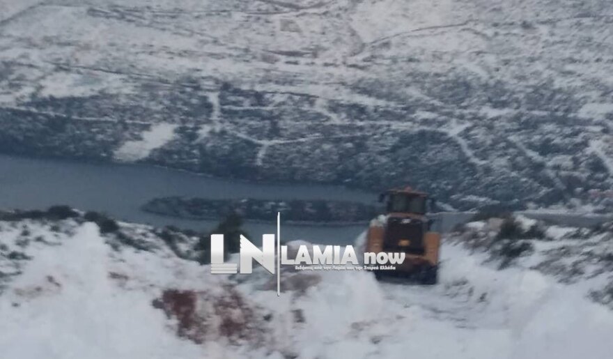 Κακοκαιρία Μήδεια: Απεγκλωβίστηκαν κτηνοτρόφοι στη Φθιώτιδα