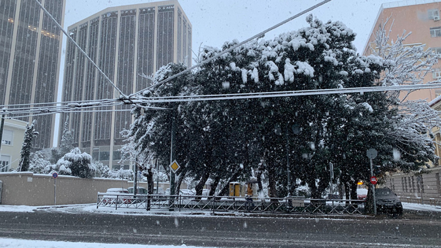Κακοκαιρία «Μήδεια»: Στα... λευκά οι γειτονιές της Αθήνας - Δείτε βίντεο και φωτογραφίες