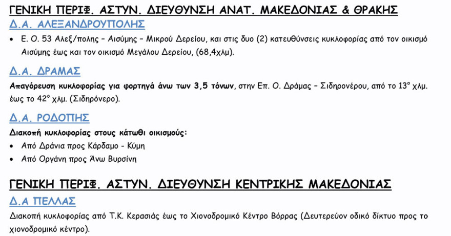 Κακοκαιρία «Μήδεια»: Χωρίς ρεύμα δεκάδες περιοχές στην Αττική - Ποιοι δρόμοι παραμένουν κλειστοί