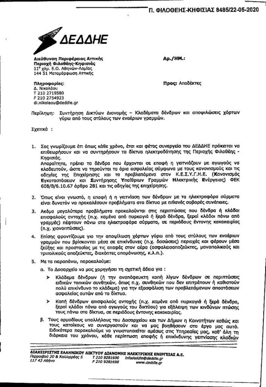 Κακοκαιρία «Μήδεια»: Πινγκ-πονγκ ευθυνών για τη συντήρηση του δικτύου διανομής του ηλεκτρικού 