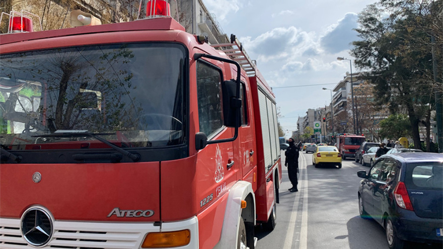 Κατέρρευσε νεοκλασικό κτίριο στην Πατησίων  - Εντοπίστηκε σώος άνδρας στο εσωτερικό 