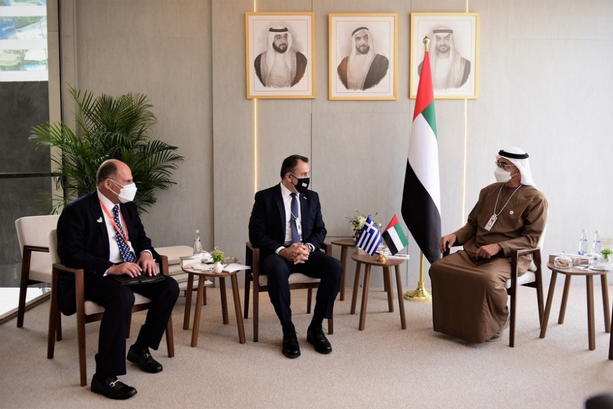 Παναγιωτόπουλος: Συνάντηση με τον διάδοχο πρίγκιπα του Αμπού Ντάμπι