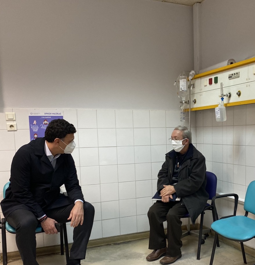 Κικίλιας από «Ιπποκράτειο»: Οδεύουμε στους 700.000 εμβολιασμούς