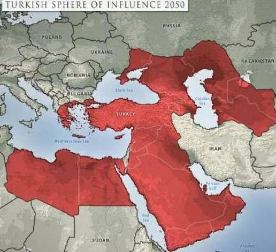 Τουρκία: Ο αμερικανικός χάρτης του 2009 και η προπαγάνδα του Ερντογάν