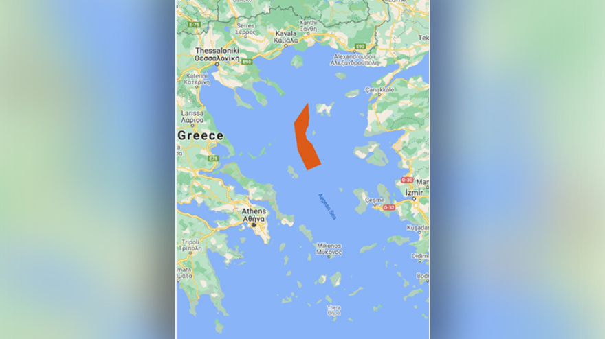 Τσεσμέ: Πλέει ανάμεσα σε Λήμνο και Άγιο Ευστράτιο για υδρογραφικές έρευνες