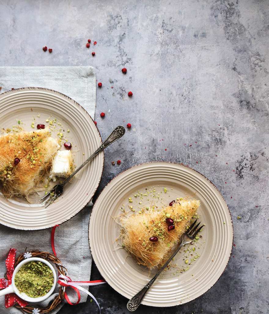 Σήμερα μαγειρεύουμε: Αλµυρό κανταΐφι µε ανθότυρο & φέτα