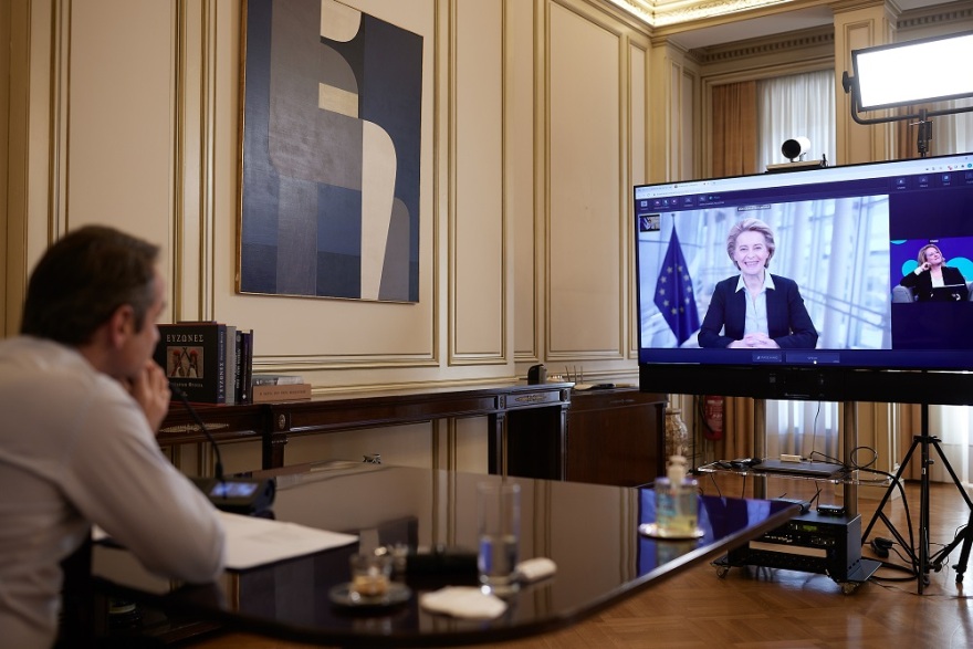 Μητσοτάκης στο ΕΛΚ: Να εγκριθούν άμεσα το πιστοποιητικό εμβολιασμού και τα εθνικά σχέδια για το Ταμείο Ανάκαμψης