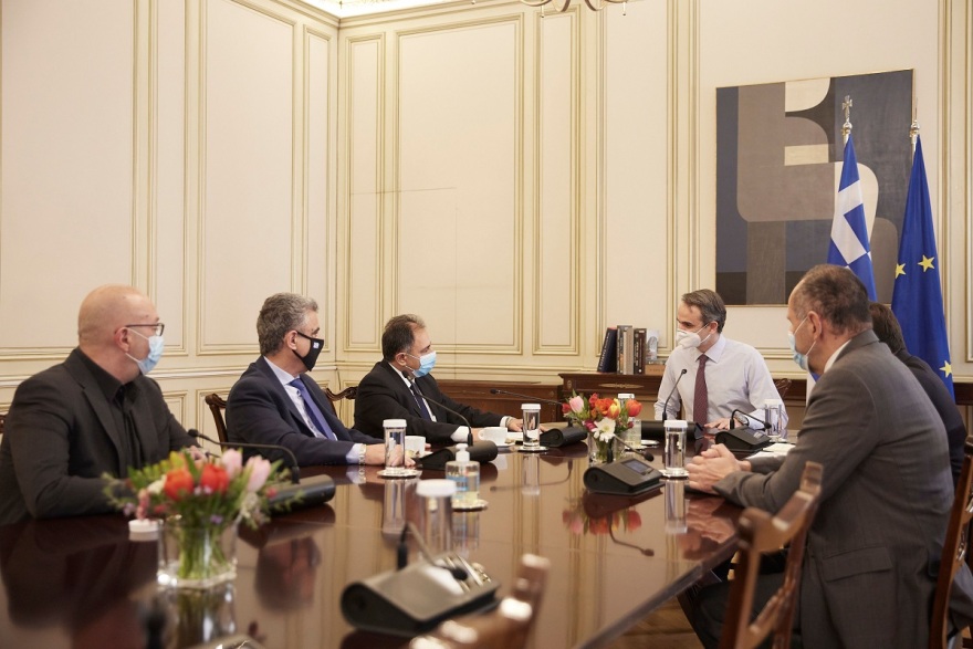 Μητσοτάκης: Συνάντηση με τους δημάρχους των νησιών του Ανατολικού Αιγαίου