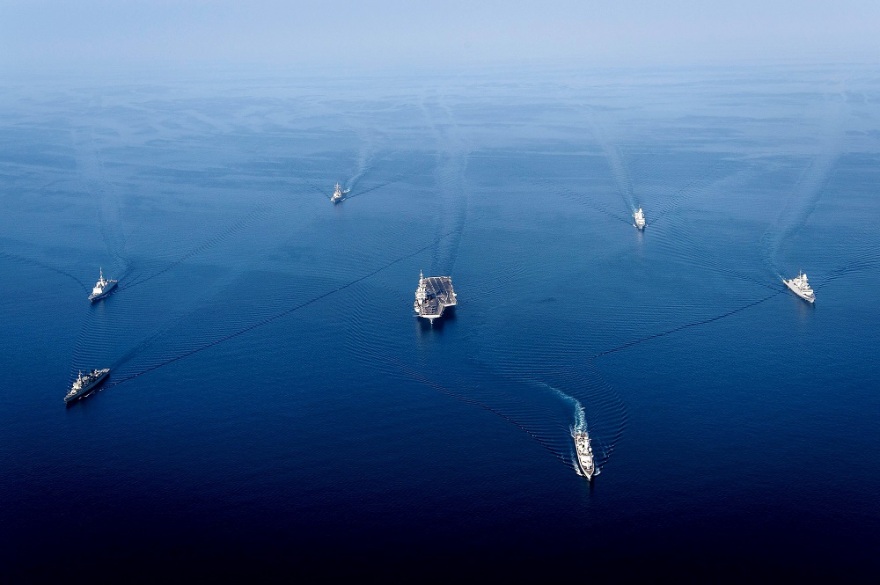 Φρεγάτα «Κανάρης»: Εντυπωσιακές εικόνες από την πολυεθνική επιχείρηση «Clemenceau 21» (βίντεο)