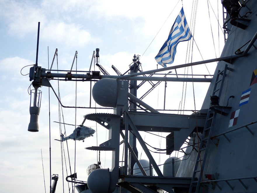 Φρεγάτα «Κανάρης»: Εντυπωσιακές εικόνες από την πολυεθνική επιχείρηση «Clemenceau 21» (βίντεο)