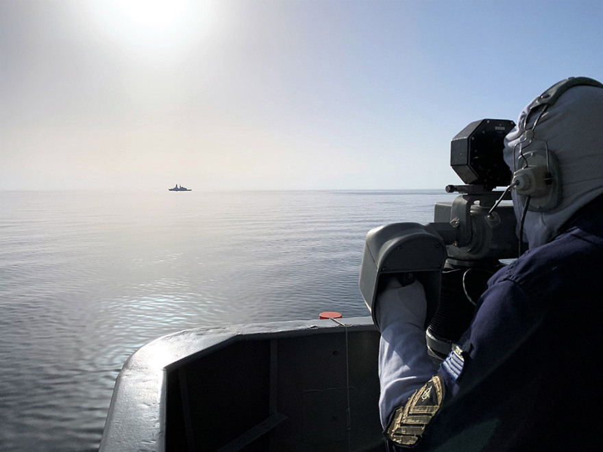 Φρεγάτα «Κανάρης»: Εντυπωσιακές εικόνες από την πολυεθνική επιχείρηση «Clemenceau 21» (βίντεο)