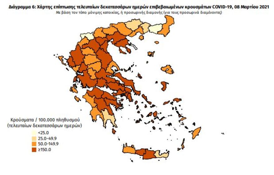 Κορωνοϊός: Στα 1.165 τα νέα κρούσματα - 477 οι διασωληνωμένοι, 39 θάνατοι