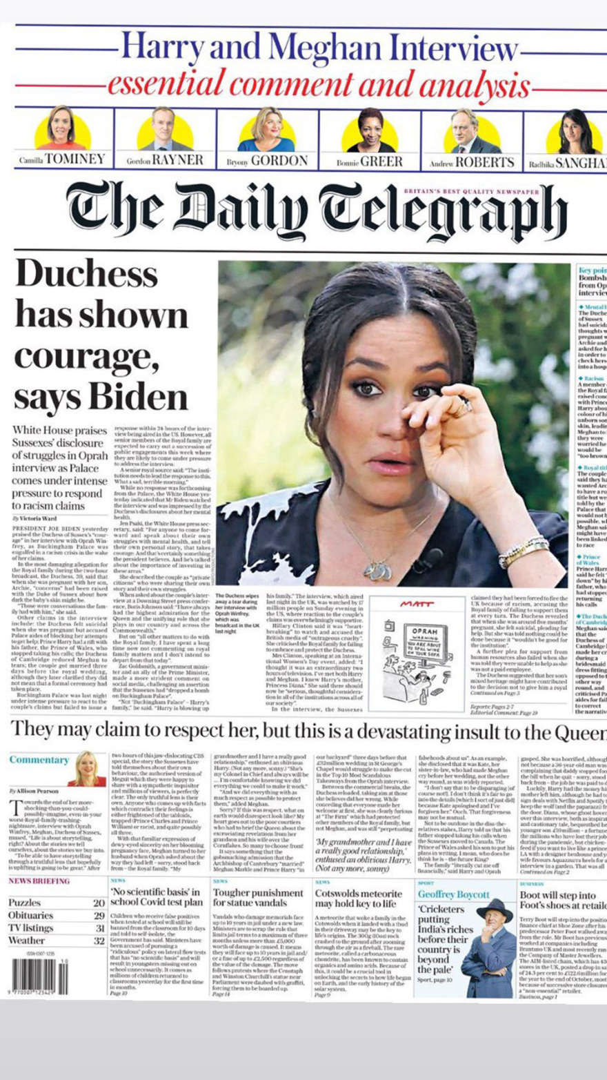 Η Μέγκαν και ο Χάρι προκάλεσαν χαμό - Στην αντεπίθεση τα βρετανικά tabloid