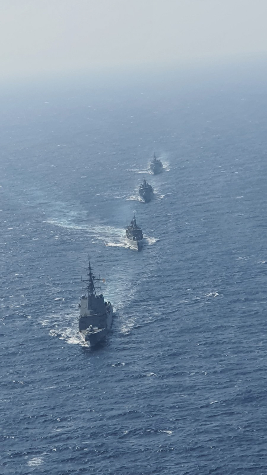 Δείτε φωτογραφίες: Συνεκπαίδευση της φρεγάτας «Ψαρά» και μαχητικών με μονάδες του ΝΑΤΟ δυτικά της Κρήτης