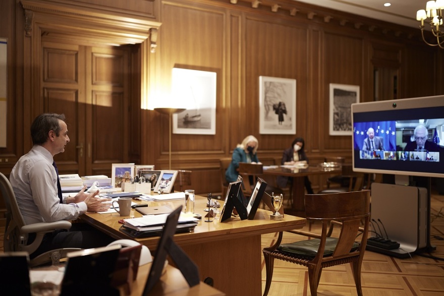 Μητσοτάκης: Ενημέρωσε Μέρκελ, Μακρόν, Ντράγκι, και Σάντσεθ για Τουρκία και Ανατολική Μεσόγειο