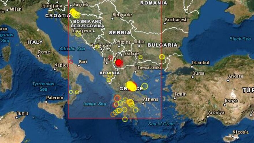 Σεισμός 4,7 Ρίχτερ στα Σκόπια - Έγινε αισθητός σε περιοχές της Μακεδονίας