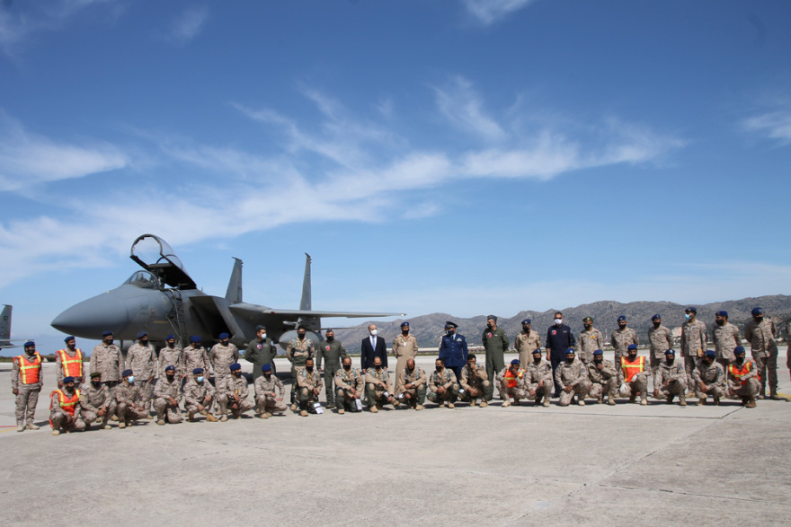 Στην 115 Πτέρυγα Μάχης στη Σούδα έξι αεροσκάφη F-15C – Δείτε φωτογραφίες