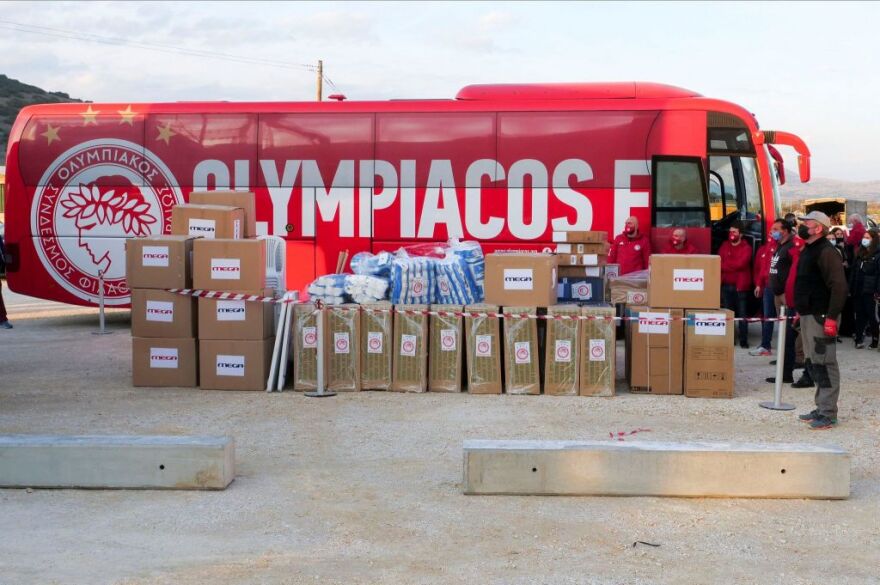 Σεισμός στην Ελασσόνα: Στο πλευρό των σεισμοπαθών ο Ολυμπιακός και ο Βαγγέλης Μαρινάκης