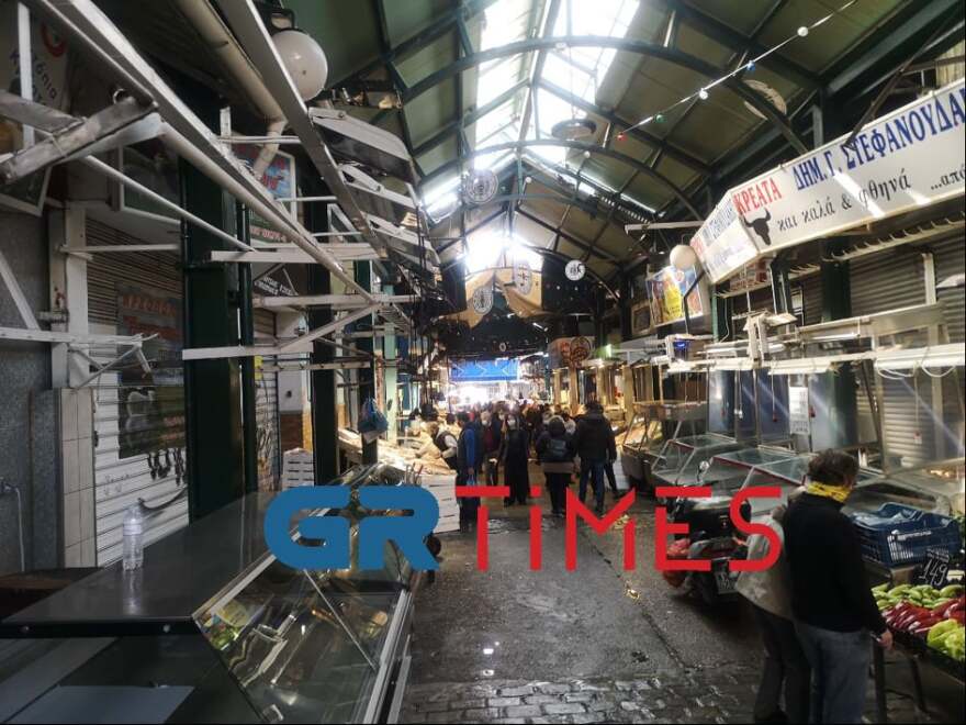 Θεσσαλονίκη: Περιορισμένη η κίνηση στο Καπάνι για το Σαρακοστιανό τραπέζι - Δείτε βίντεο