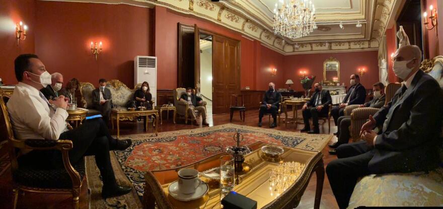 Συνάντηση του Οικουμενικού Πατριάρχη με τον Υφυπουργό Εξωτερικών Κ. Βλάση