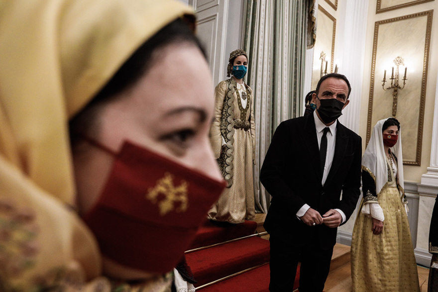 Προεδρικό Μέγαρο - Συγκίνησε ο Κάρολος όταν είπε στα ελληνικά: «Χαίρε ω χαίρε ελευθεριά»