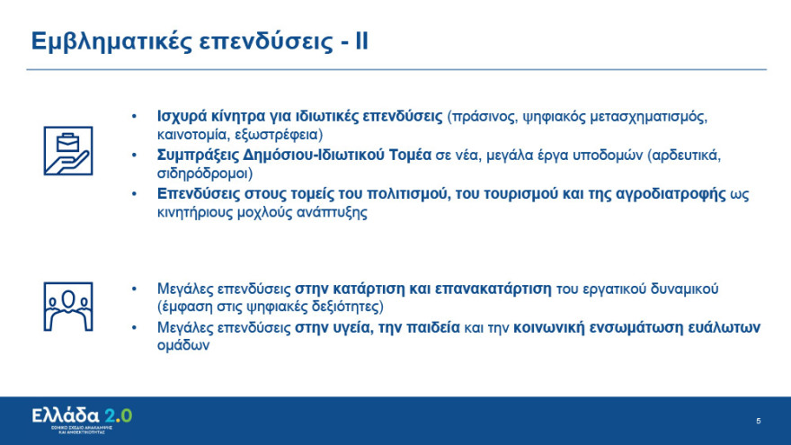 Μητσοτάκης: 200.000 θέσεις εργασίας και αύξηση  ΑΕΠ 7 μονάδες με το Σχέδιο Ανάκαμψης