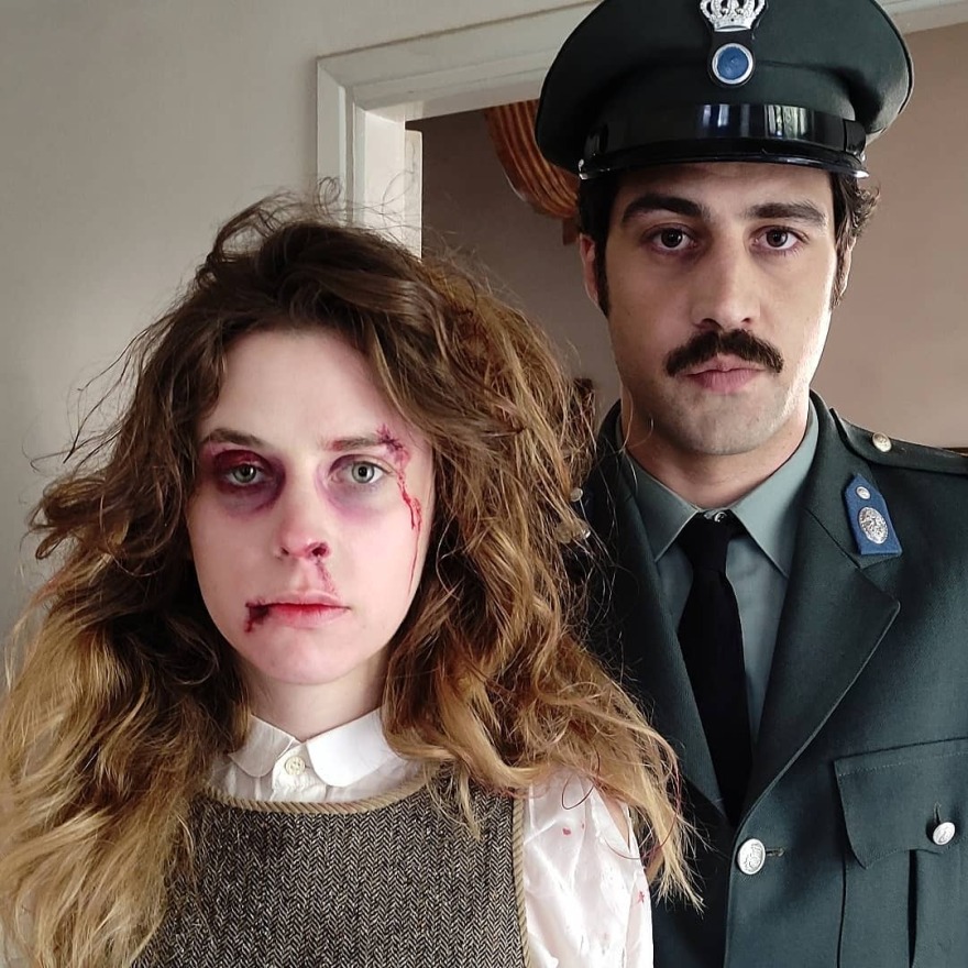 Άγριες Μέλισσες: Το αληθοφανές μακιγιάζ της κακοποιημένης Σοφούλας - Φωτογραφίες