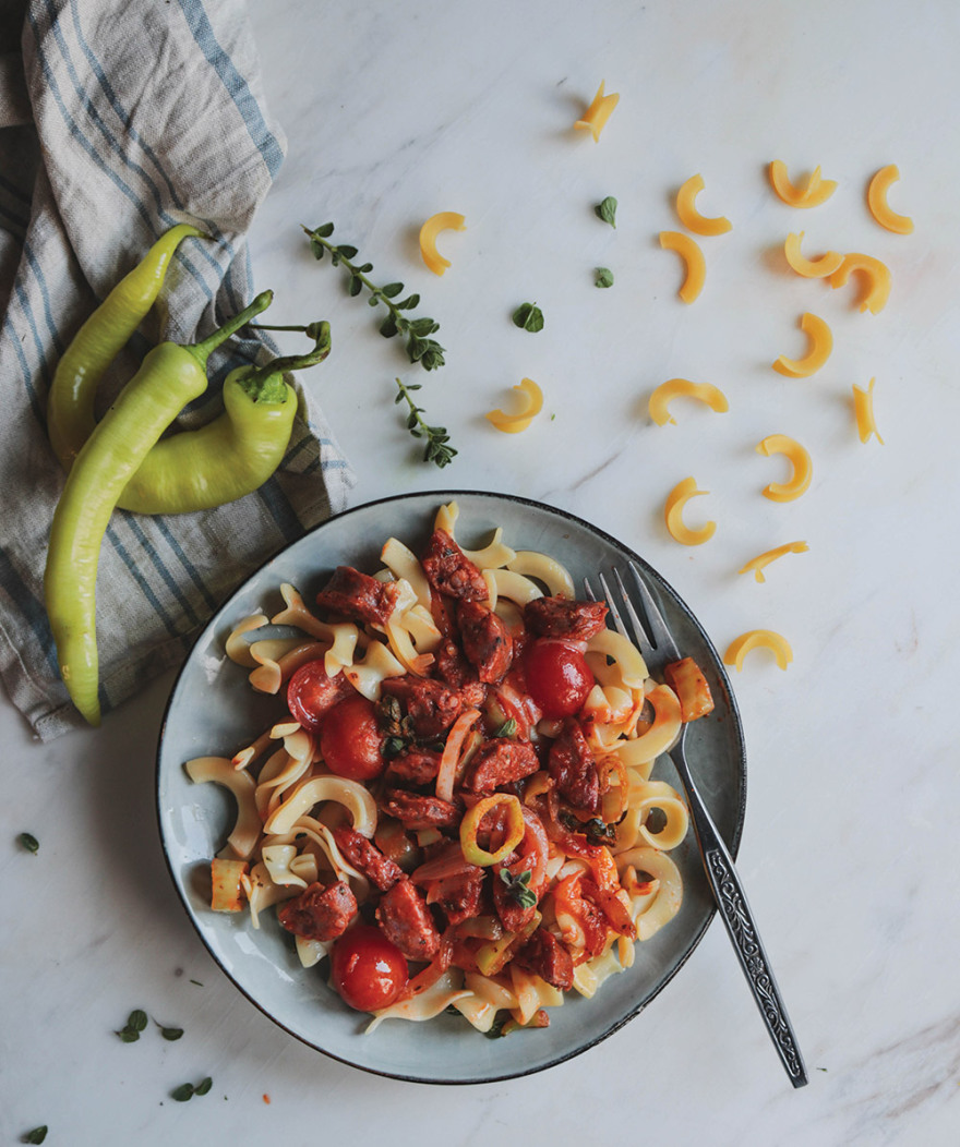 Σήμερα μαγειρεύουμε: Χυλοπίτες με σάλτσα σπετζοφάι