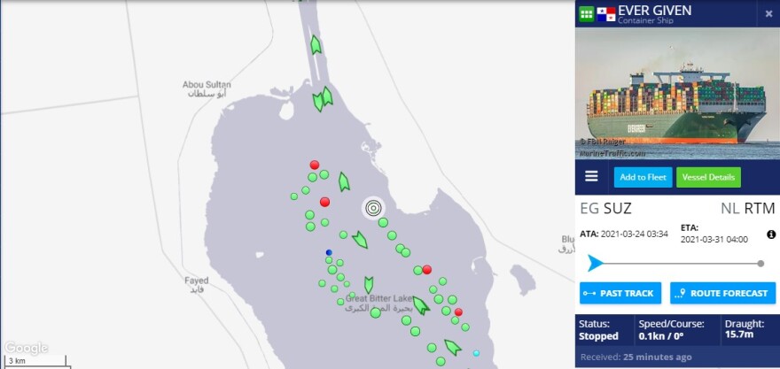 Η Αρχή της Διώρυγας του Σουέζ διεκδικεί αποζημιώσεις 1 δισ. δολαρίων για το Ever Given