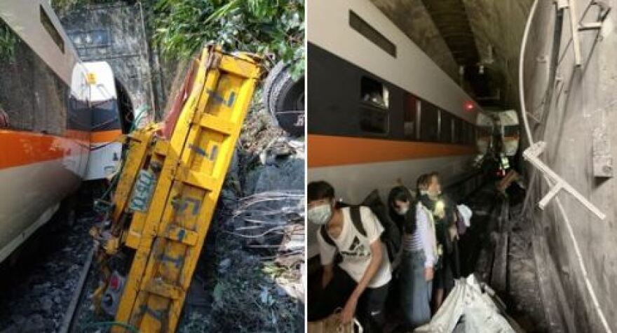 Ταϊβάν: Τρένο συγκρούστηκε με ΙΧ που δεν είχε σταθμεύσει σωστά - Τουλάχιστον 51 νεκροί