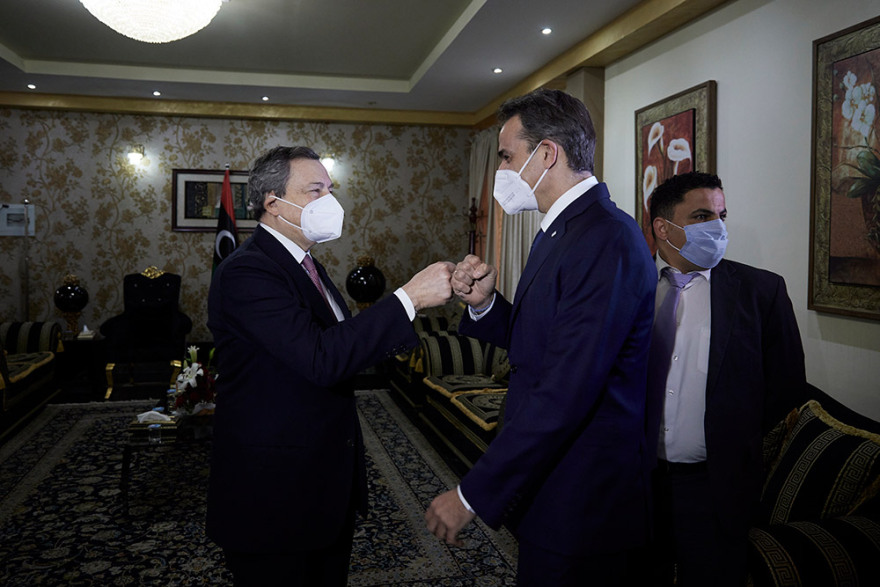 Συνάντηση Μητσοτάκη – Ντράγκι στη Λιβύη