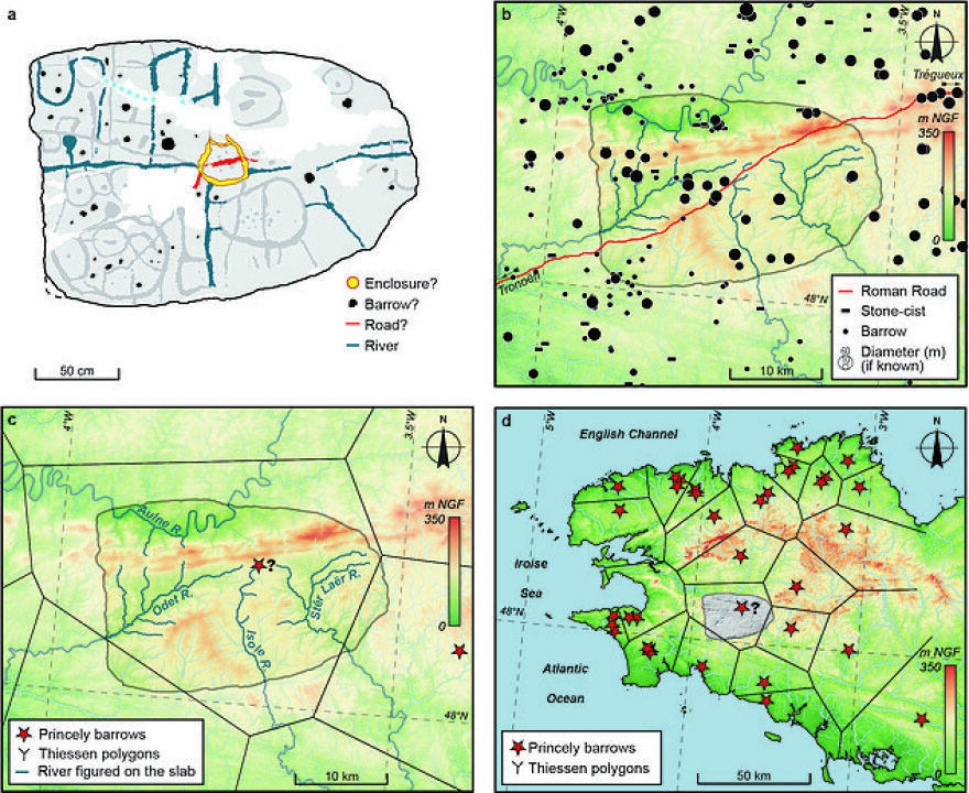 Μία πέτρινη εγχάρακτη πλάκα 4.000 ετών είναι ο παλαιότερος τρισδιάστατος χάρτης της Ευρώπης