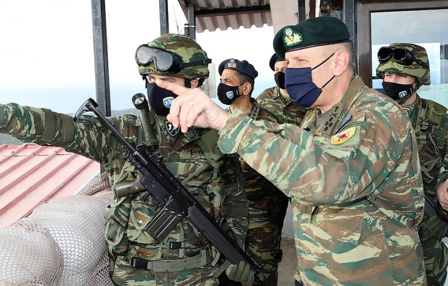 Επίσκεψη Φλώρου σε Χίο και επιτηρητικά φυλάκια «Παναγιάς» και «Αγίας Ελένης»: Ζήτησε συνεχή επαγρύπνηση