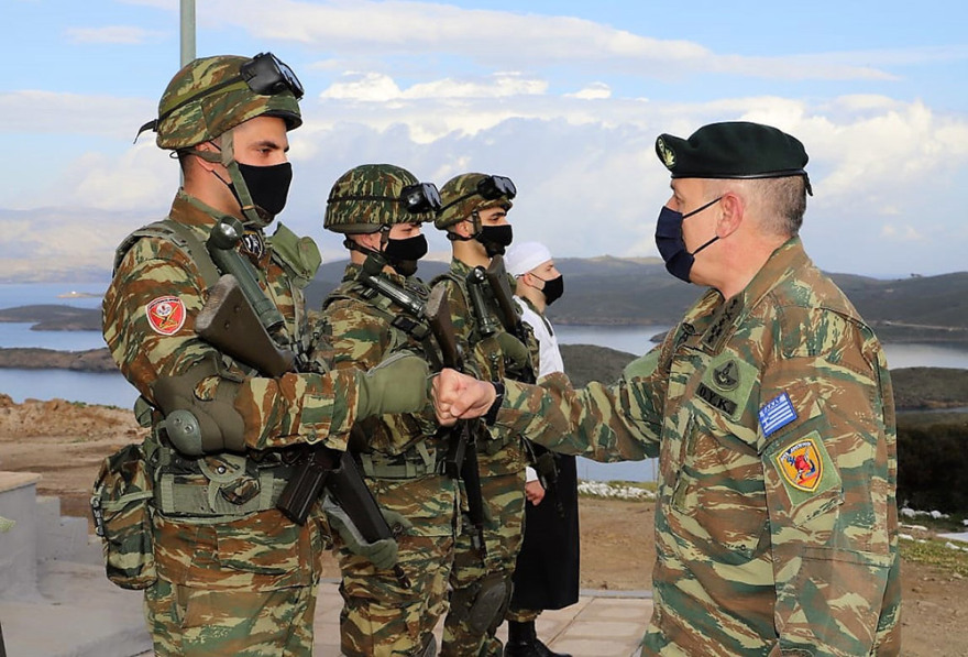 Επίσκεψη Φλώρου σε Χίο και επιτηρητικά φυλάκια «Παναγιάς» και «Αγίας Ελένης»: Ζήτησε συνεχή επαγρύπνηση