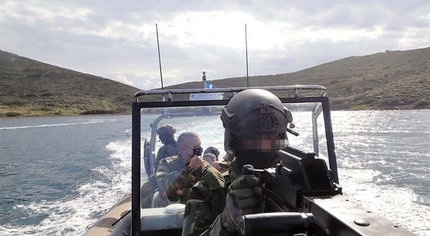 Επίσκεψη Φλώρου σε Χίο και επιτηρητικά φυλάκια «Παναγιάς» και «Αγίας Ελένης»: Ζήτησε συνεχή επαγρύπνηση