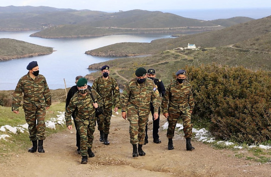 Επίσκεψη Φλώρου σε Χίο και επιτηρητικά φυλάκια «Παναγιάς» και «Αγίας Ελένης»: Ζήτησε συνεχή επαγρύπνηση