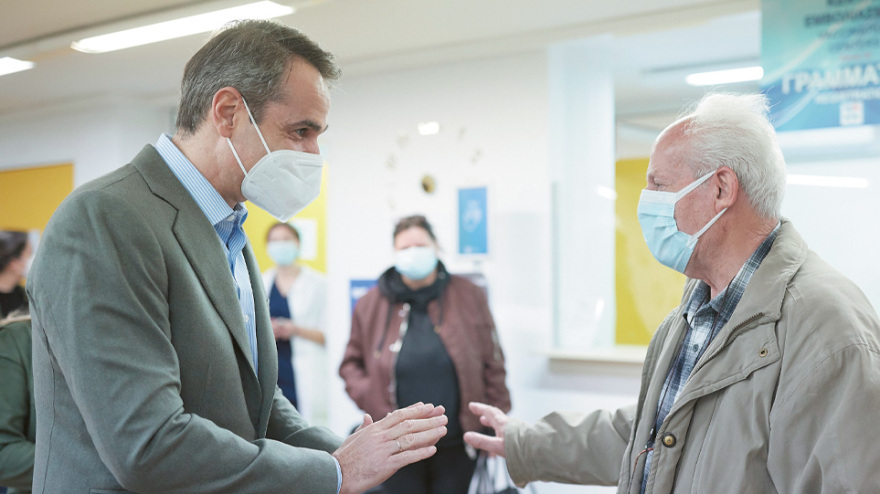 Δήλωση έκκληση Μητσοτάκη στο ΘΕΜΑ προς τους πολίτες: «Κάντε το εμβόλιο»