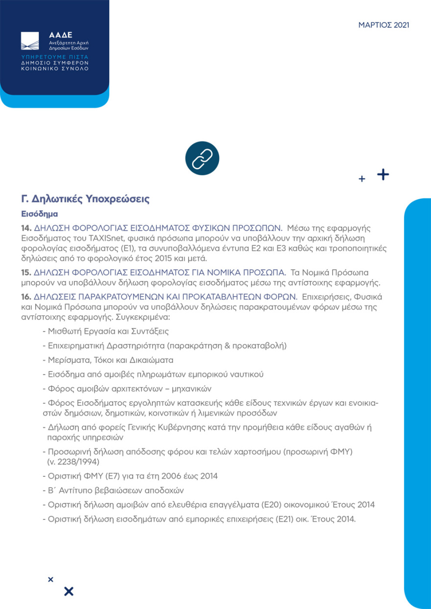 Η ΑΑΔΕ στην ψηφιακή εποχή: Οι 81 ηλεκτρονικές υπηρεσίες προς πολίτες και επιχειρήσεις