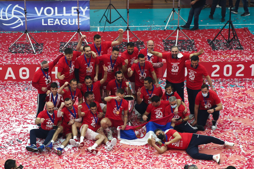 Βόλεϊ λιγκ, Ολυμπιακός-ΠΑΟΚ 3-0: Τον… διέλυσε και σήκωσε το 30ο!