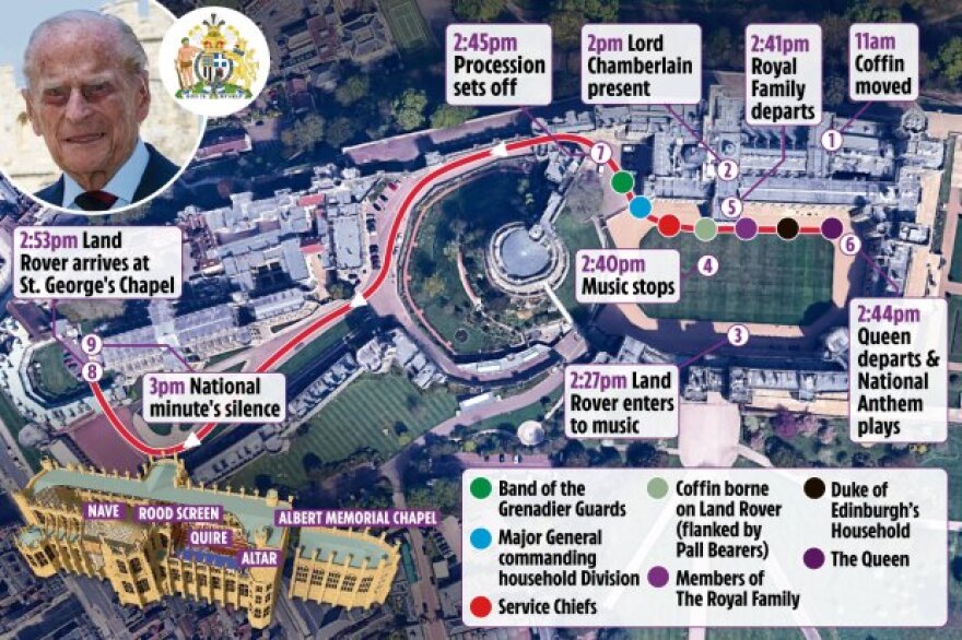 Πρίγκιπας Φίλιππος: Τα ονόματα των 30 καλεσμένων - Βήμα βήμα το τελετουργικό της κηδείας