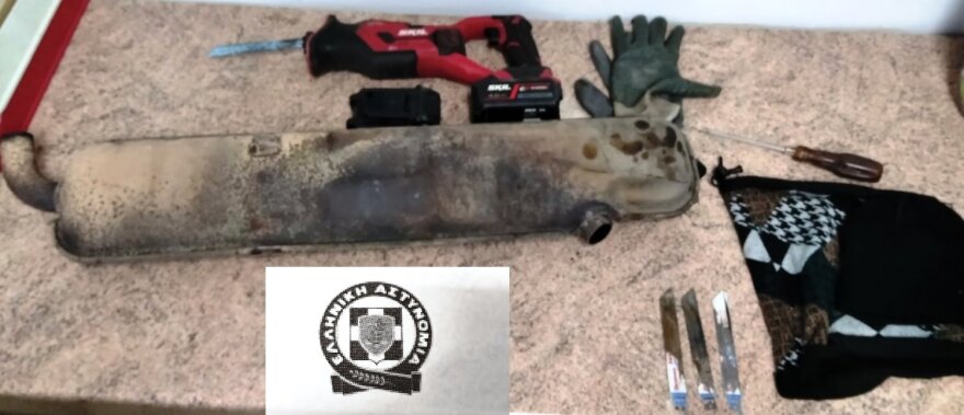 Ρήμαξαν τους καταλύτες 13 οχημάτων στην Κορινθία