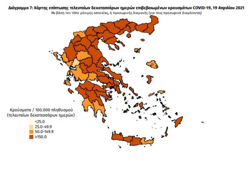 Κορωνοϊός: Στα 1.607 τα νέα κρούσματα - 847 οι διασωληνωμένοι, 78 θάνατοι