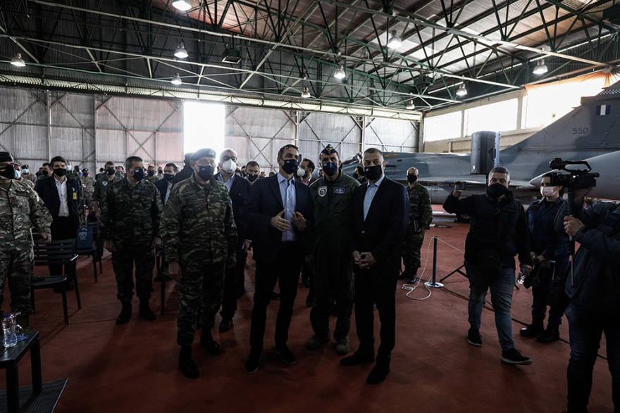 Στην Ανδραβίδα για την άσκηση «Ηνίοχος ’21» ο Κυριάκος Μητσοτάκης