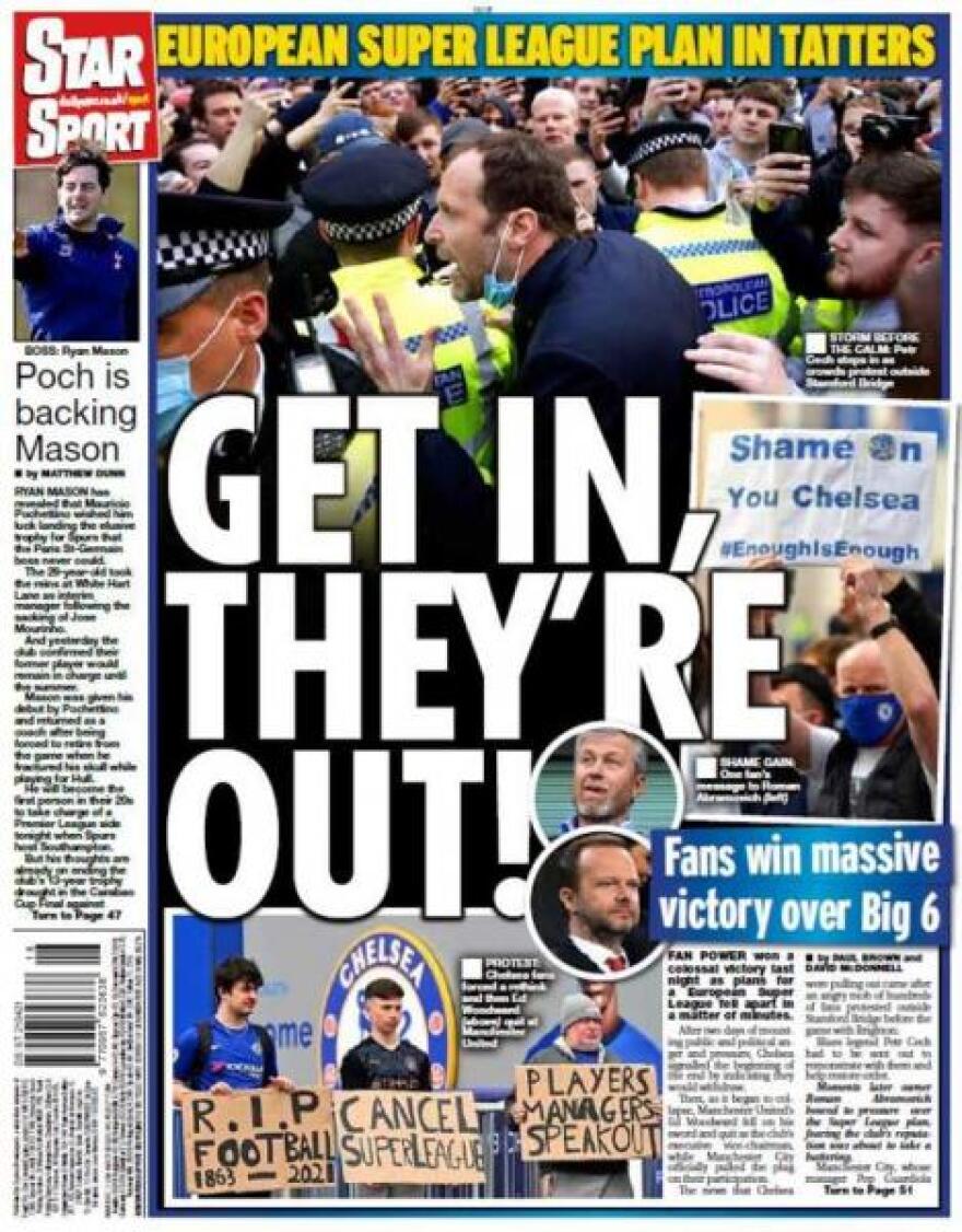 European Super League: Πανηγυρισμοί στον διεθνή Τύπο για την κατάρρευση της Λίγκας των πλουσίων