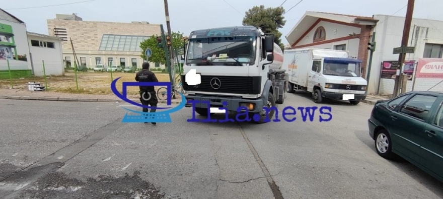 Ηλεία: 12χρονος ποδηλάτης συγκρούστηκε με βυτιοφόρο 