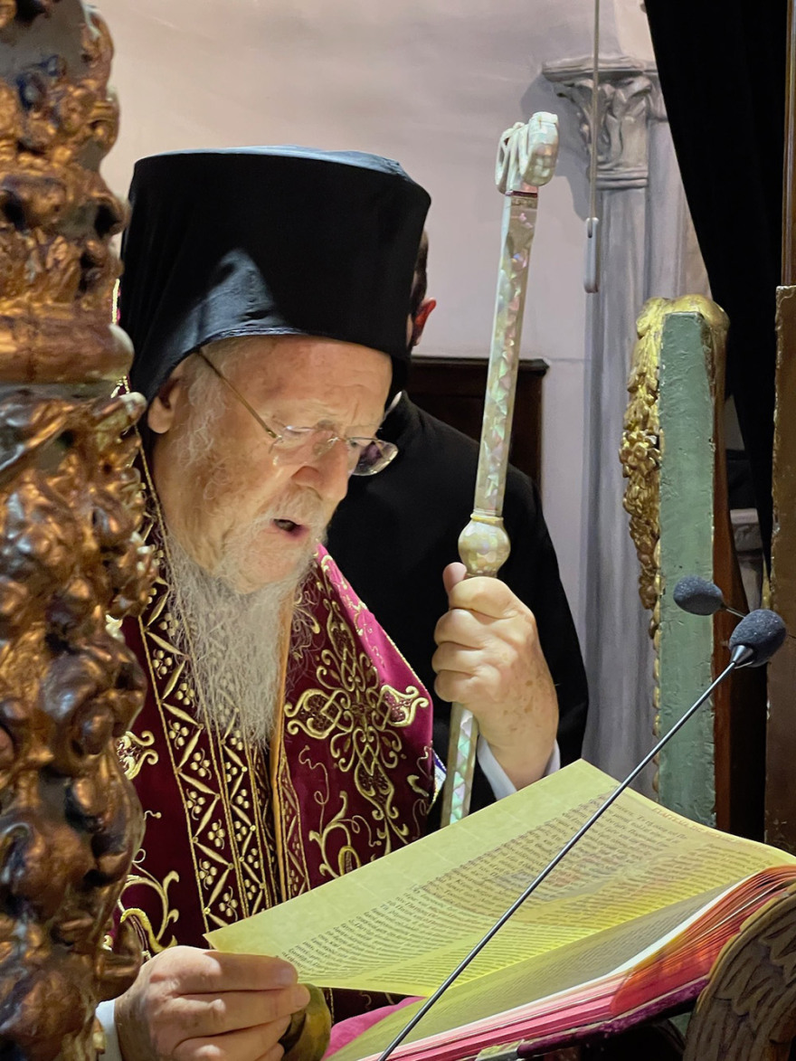 Η Ακολουθία των Παθών του Κυρίου στον Πατριαρχικό Ναό στο Φανάρι