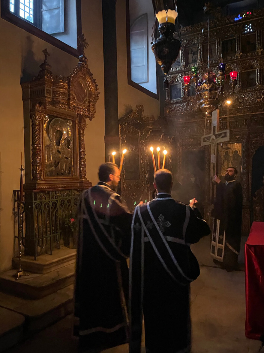 Η Ακολουθία των Παθών του Κυρίου στον Πατριαρχικό Ναό στο Φανάρι