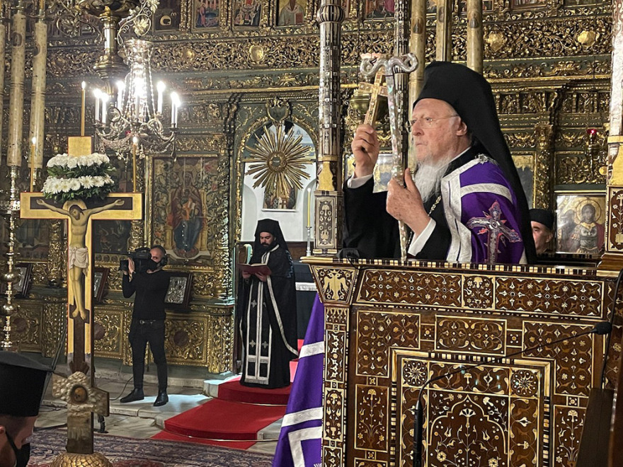 Η Ακολουθία των Παθών του Κυρίου στον Πατριαρχικό Ναό στο Φανάρι