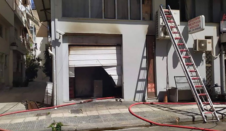 Πυρκαγιά σε ισόγειο κατάστημα στη Νίκαια