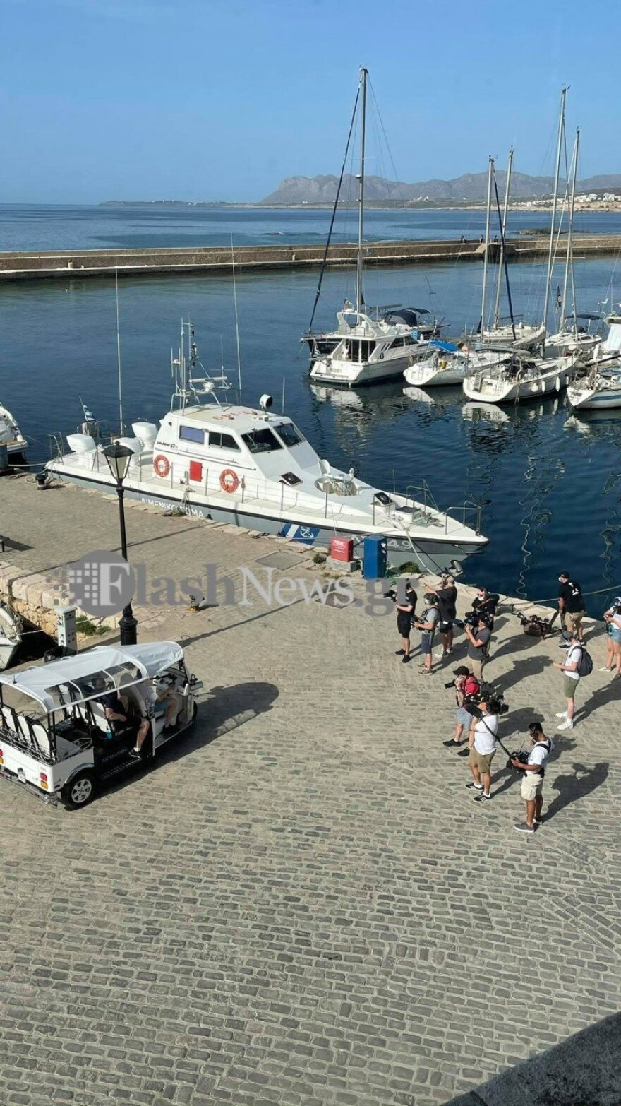 Τα γυρίσματα της εκπομπής του πασίγνωστου σεφ Γκόρντον Ράμσεϊ στα Χανιά - Δείτε φωτογραφίες